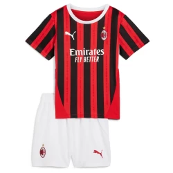 Kinder AC Milan Fußball Trikotsatz 2024-25 Heimtrikot